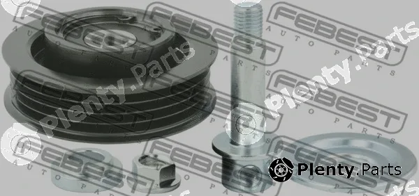 Febest 0187-VDJ200 — Tensioner Pulley, V-ribbed belt
