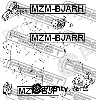 Mounting, engine