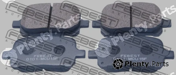 Febest 0101-MCU15F — Brake Pad Set, disc brake