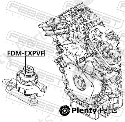 Mounting, engine
