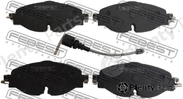 Febest 1701-8VF — Brake Pad Set, disc brake