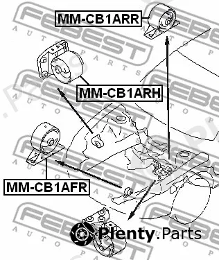 Mounting, engine