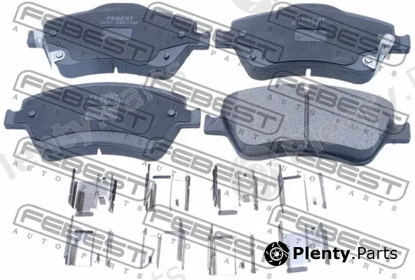 Febest 0101-ZRE150F — Brake Pad Set, disc brake
