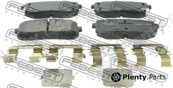 Febest 1201-H1R — Brake Pad Set, disc brake