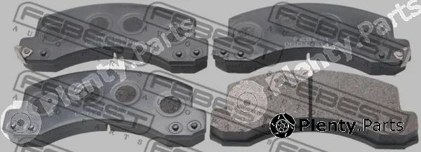 Febest 0601-ELFF — Brake Pad Set, disc brake