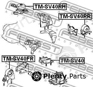 Mounting, engine