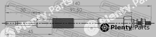Febest 05642-003 — Glow Plug