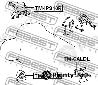 Mounting, engine