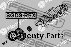 Febest SGDS-REX — Belt Pulley, crankshaft