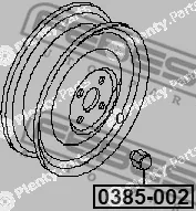 Febest 0385-002 — Wheel Nut