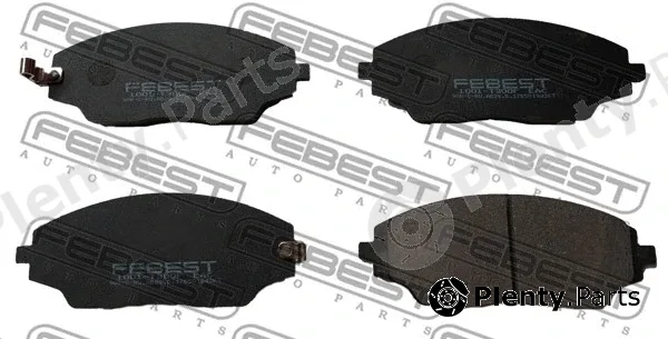 Febest 1001-T300F — Brake Pad Set, disc brake