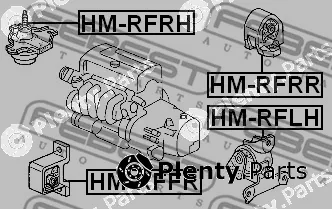 Mounting, engine