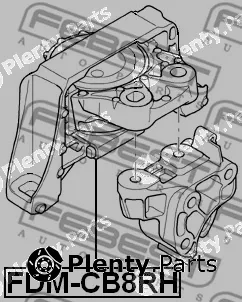 Mounting, engine