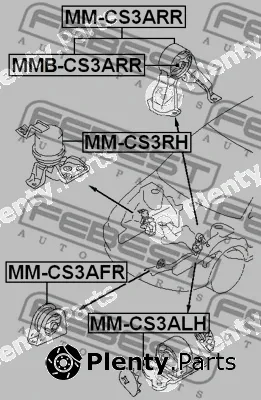 Mounting, engine