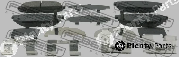 Febest 0801-G12R — Brake Pad Set, disc brake