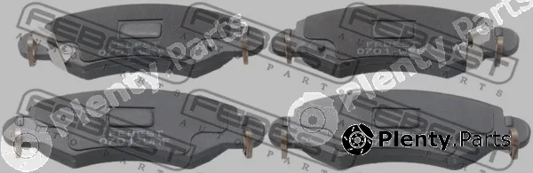 Febest 0701-WRF — Brake Pad Set, disc brake