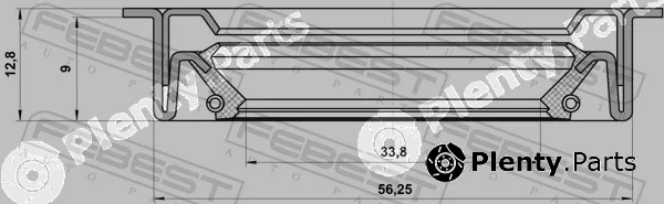 Febest 95GDY-35560913C — Shaft Seal, drive shaft