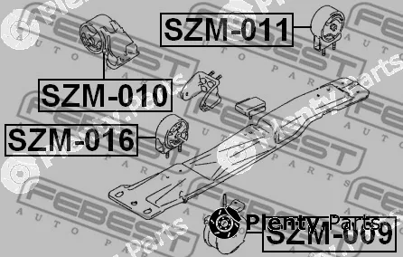 Mounting, engine
