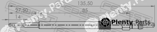Febest 27642-002 — Glow Plug