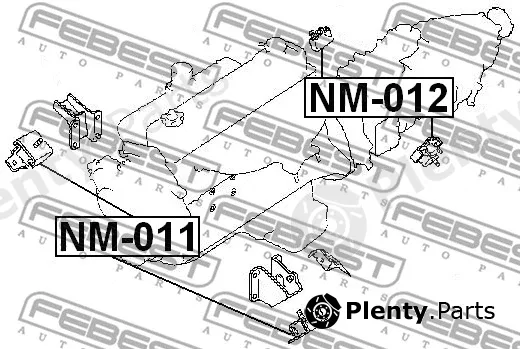 Mounting, engine