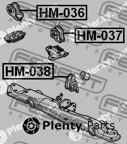 Mounting, engine