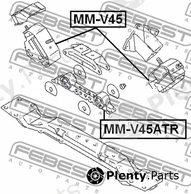 Mounting, engine