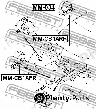 Mounting, engine