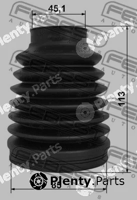 Febest 2217-D4224RH — Bellow, drive shaft