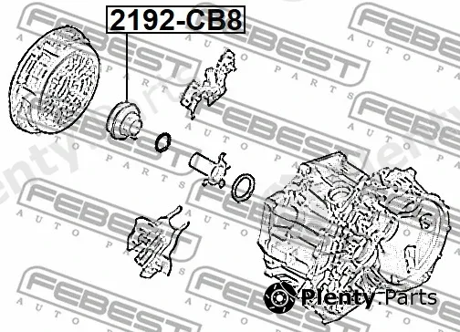 Febest 2192-CB8 — Bearing, clutch lever