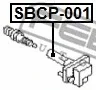 Febest SBCP-001 — Plug, coil