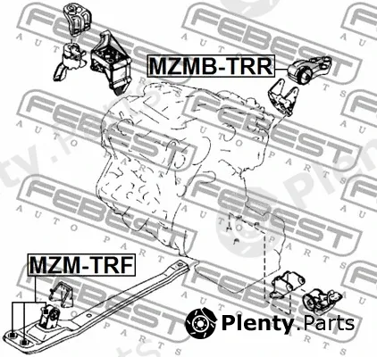 Mounting, engine