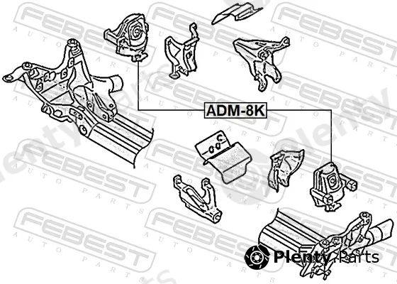 Mounting, engine