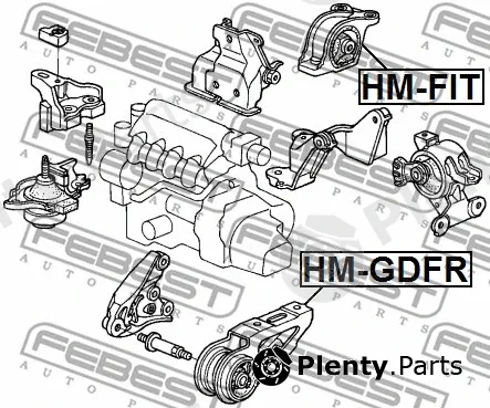 Mounting, engine