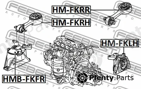 Mounting, engine
