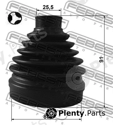 Febest 1215-D7T — Bellow Kit, drive shaft