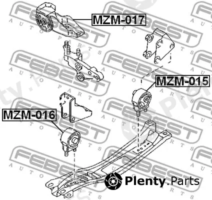 Mounting, engine