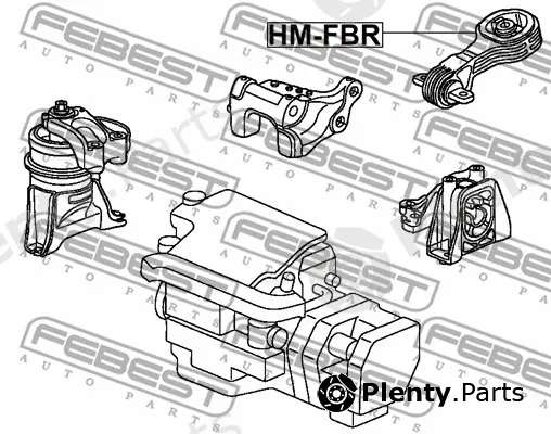 Mounting, engine