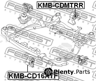 Mounting, engine