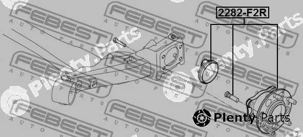 Febest 1282-F2R — Wheel Hub