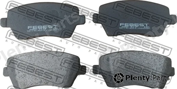 Febest 0201-E11F — Brake Pad Set, disc brake