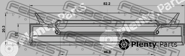 Febest 95PEW-48821220R — Shaft Seal, differential