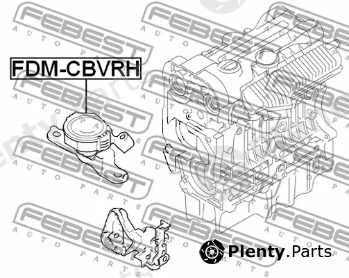 Mounting, engine