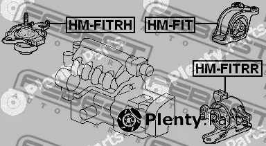 Mounting, engine