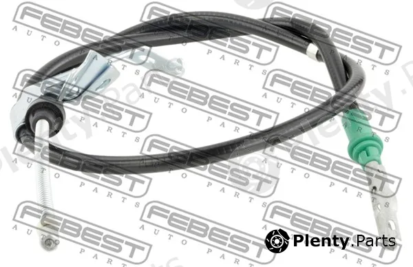 Febest 05100-TRBRH — Cable Pull, parking brake