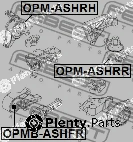 Mounting, engine