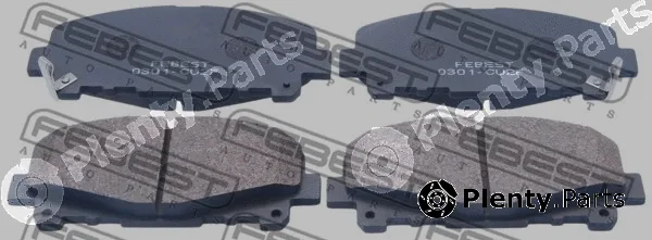 Febest 0301-CU2F — Brake Pad Set, disc brake