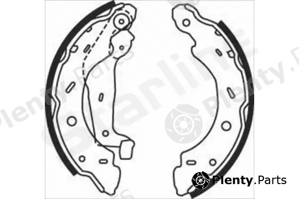 Starline BC07750 — Brake Shoe Set