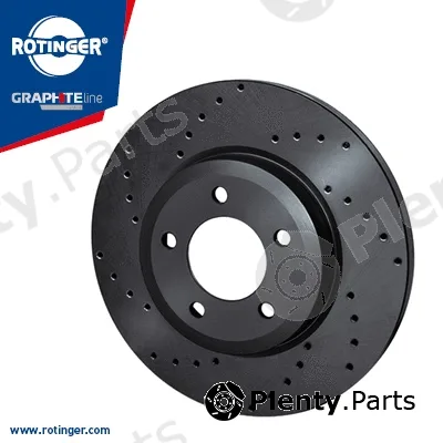 Rotinger RT0103-GLT3 — Brake Disc GRAPHITE DRILLED