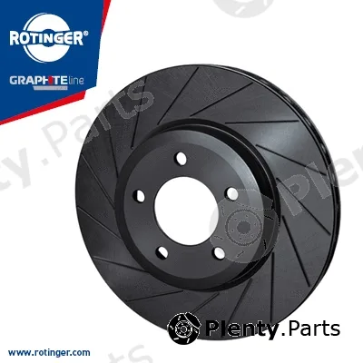 Rotinger RT0298-GLT6 — Brake Disc GRAPHITE REGULAR SLOTTED PLUS