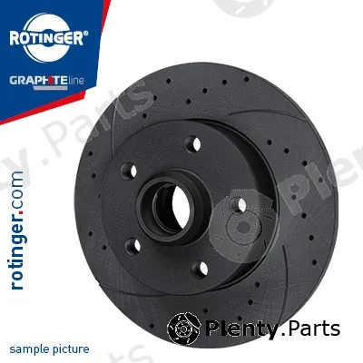 Rotinger RT3189-GLT5 — Brake Disc GRAPHITE DRILLED & SLOTTED PLUS